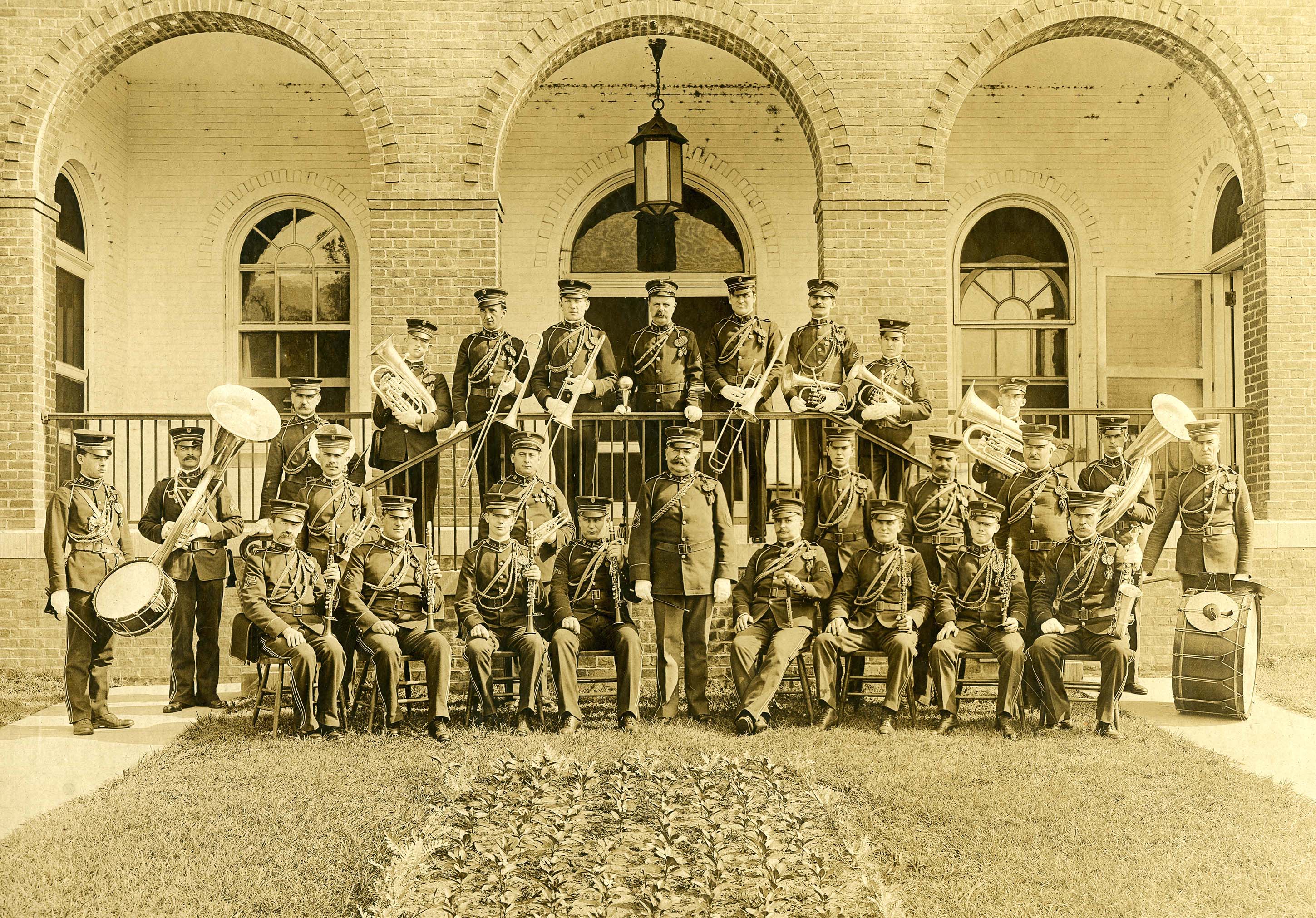 Engineer Band formal portrait at Washington Barracks DC